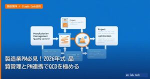 製造業PM必見！2026年式 品質管理とPM連携でQCDを極める - pm-lab.tech